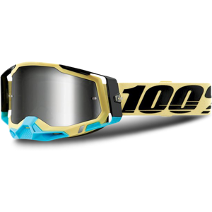 100% Gafas de Cross  Racecraft 2 Airblast Dorado-Negro