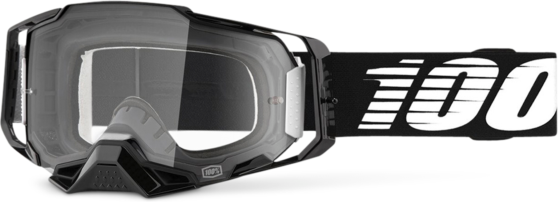 100% Gafas de Cross  Armega Negras 100% Gafas de Cross  Armega Negras