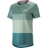 Alpinestars Camiseta de MTB Mujer  Stella Alps 8.0 SS Turquesa-Petrol