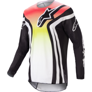 Alpinestars Camiseta de Cross  Racer Semi Negro-Multicolor