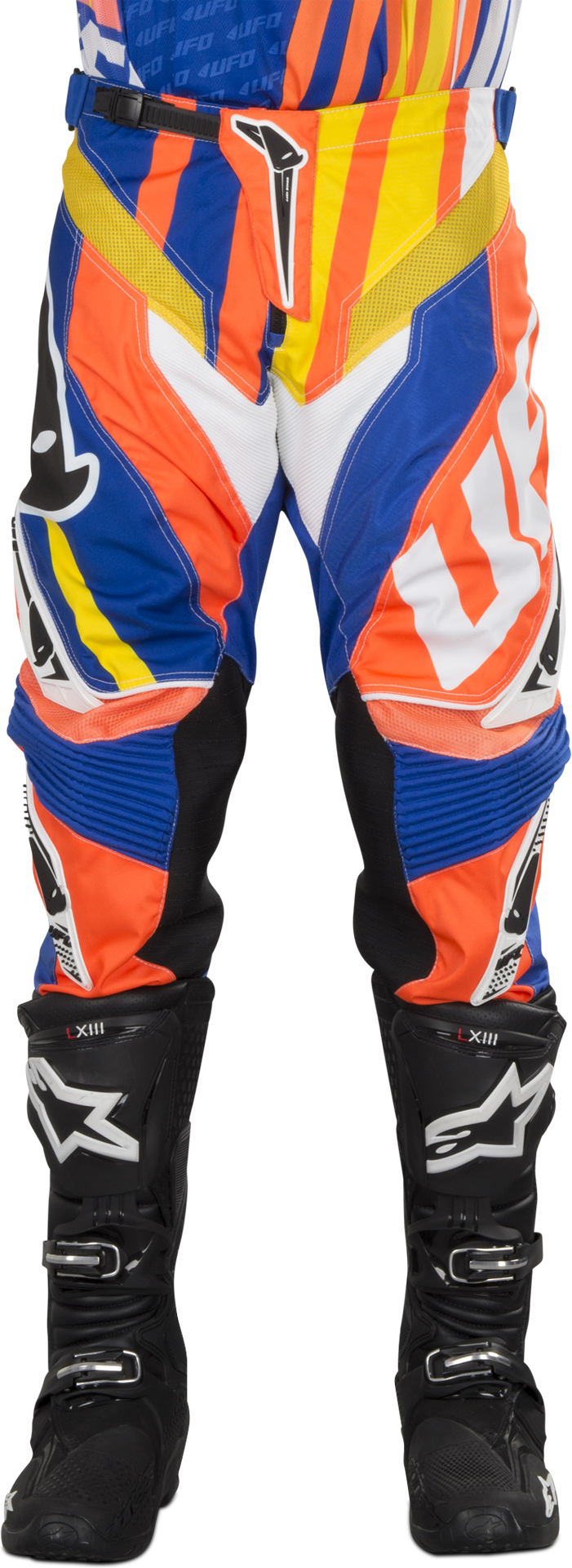 UFO Pantalones de Cross  Italy Line Azul-Naranja