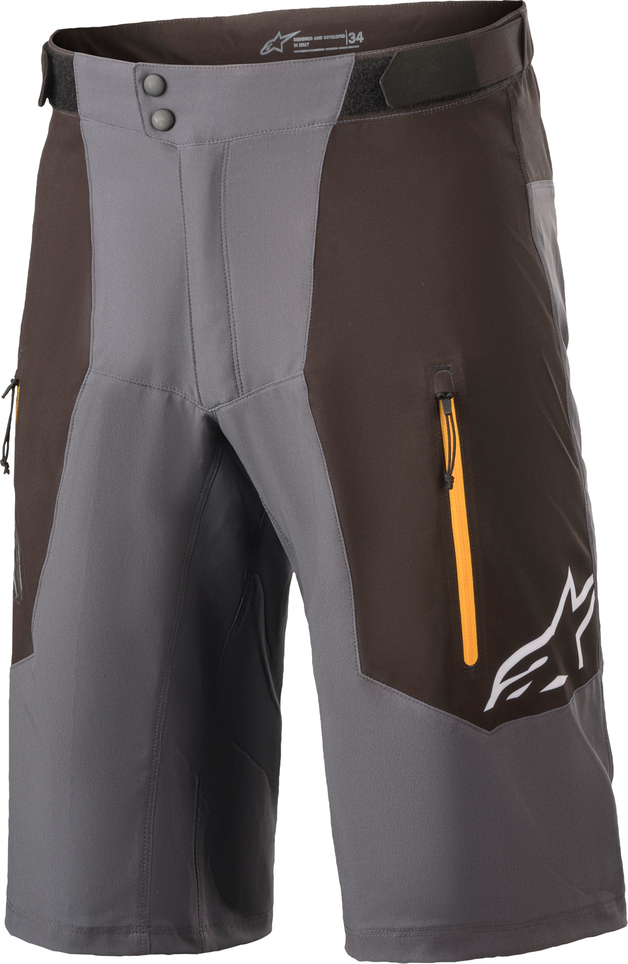 Alpinestars Shorts de Bici de Montaña  Alps 6.0 Mandarina-Negro