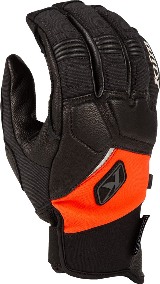 KLIM Guantes  Inversion Pro Negro-Rojo Fuego