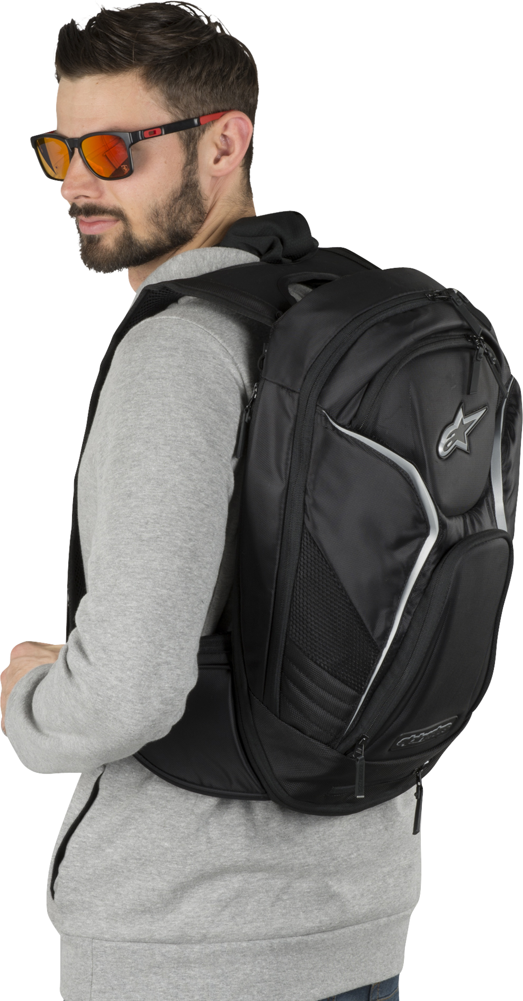 Alpinestars Mochila  Tech Aereo Negro-Blanco