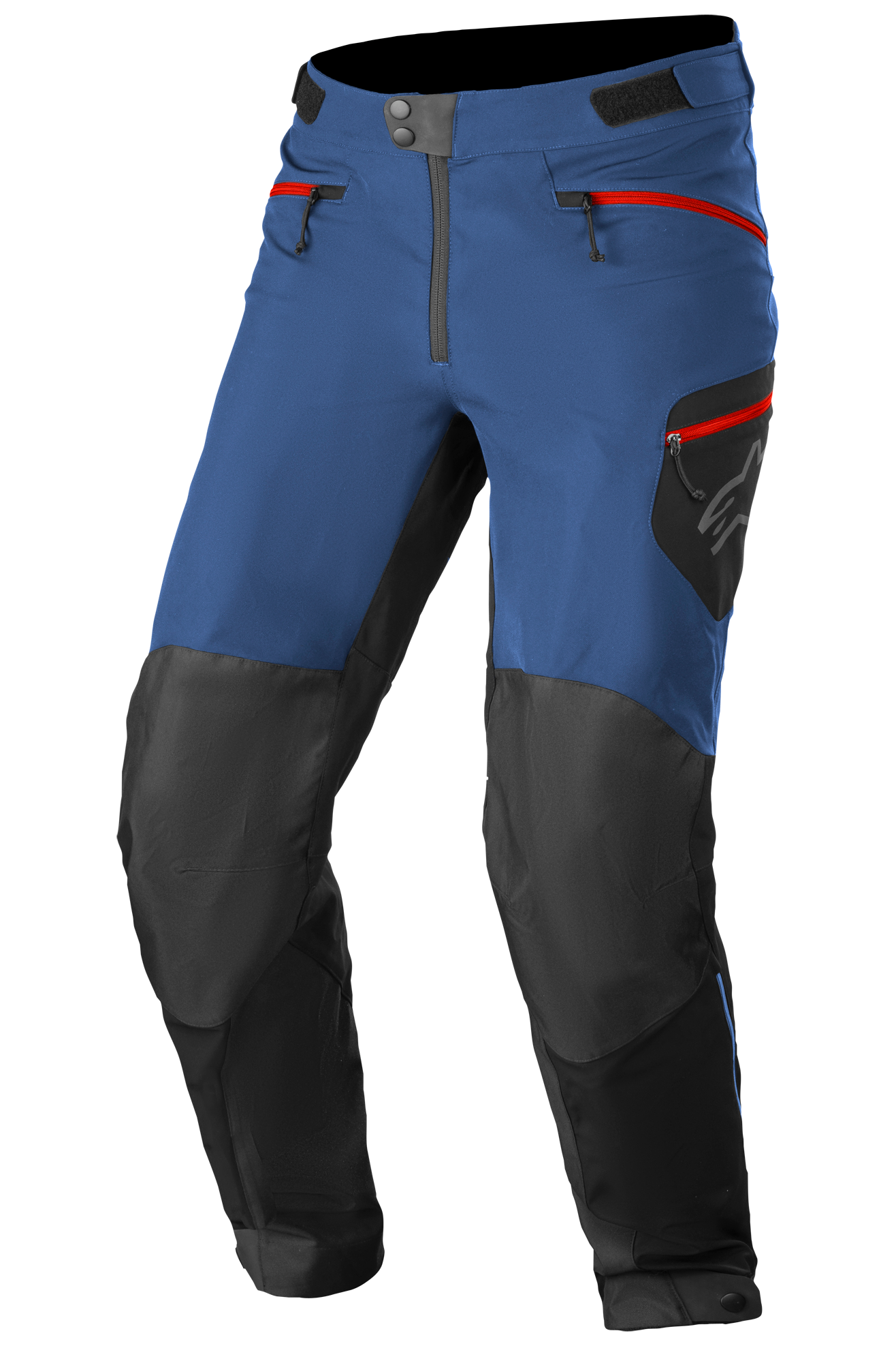 Alpinestars Pantalones de Bici de Montaña  Alps 8.0 Negros-Mid-Azules