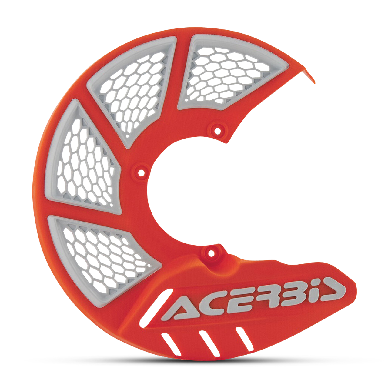 Acerbis Protección Disco de Freno Delantero  X-Brake 2.0 Pequeño Naranja-Blanco