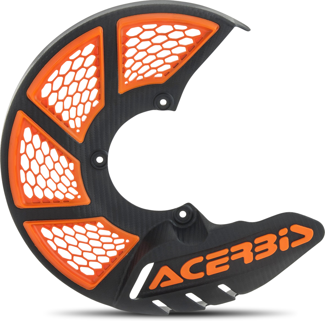 Acerbis Protección Disco de Freno Delantero  X-Brake 2.0 Negro/Naranja