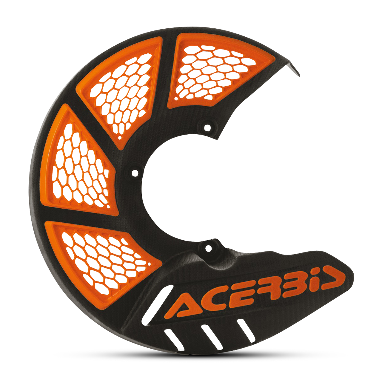 Acerbis Protección Disco de Freno Delantero  X-Brake 2.0 Pequeño Negro/Naranja