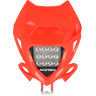 Acerbis Faro Delantero con Protector  VSL Rojo