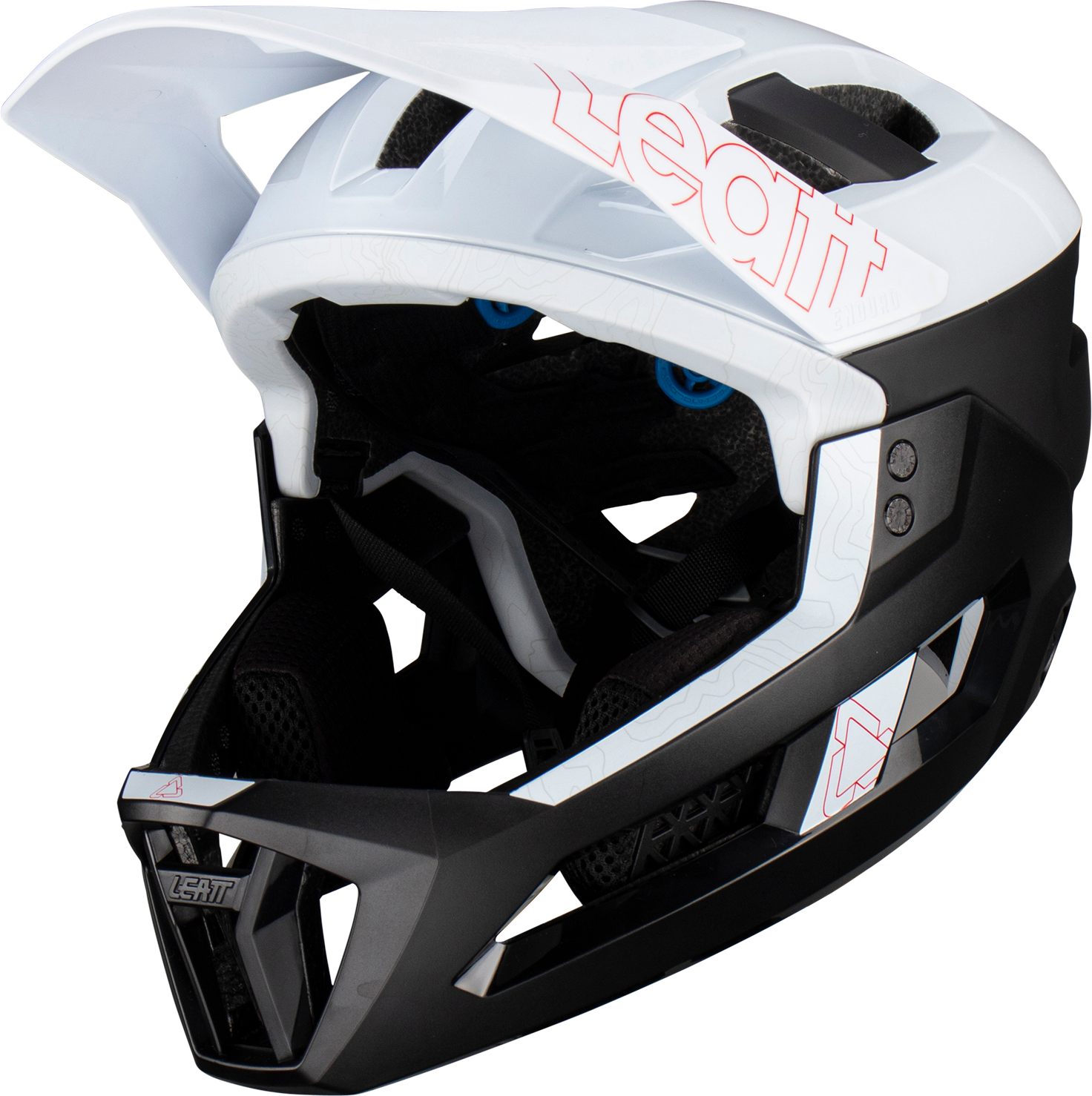 Leatt Casco MTB Downhill  Enduro 3.0 V23 Blanco