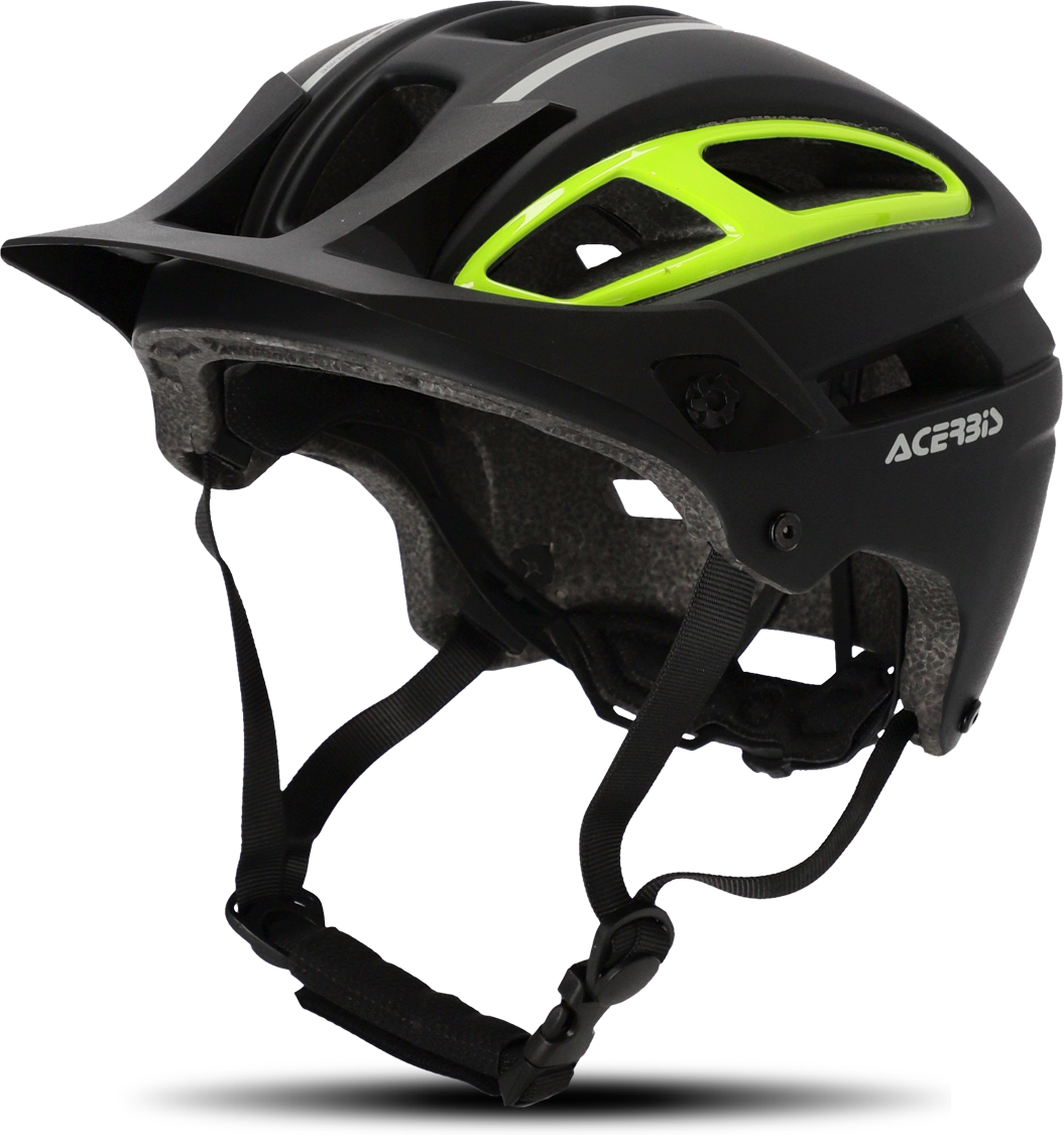 Acerbis Casco de MTB  Double P Nero-Amarillo Fluo