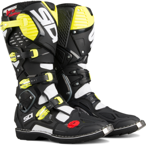 Sidi Botas de Cross  Crossfire 3 Negro-Amarillo Fluo