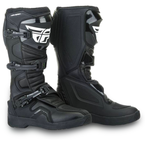 FLY Racing Botas de Cross  Maverik Negro-Blanco