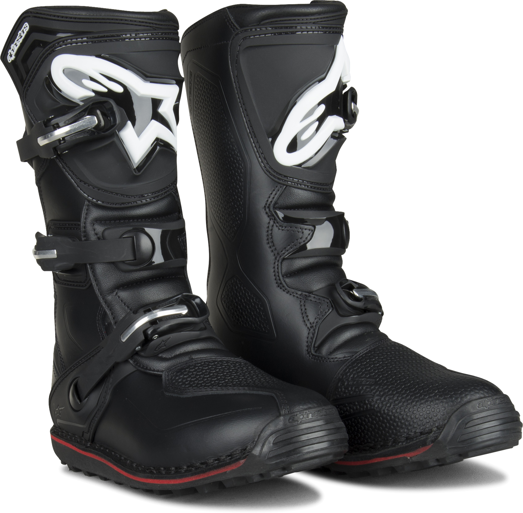 Alpinestars Botas de Trial  Tech T Negro-Rojo