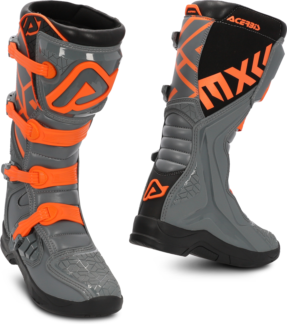 Acerbis Botas de Cross  X-Team Gris-Naranja