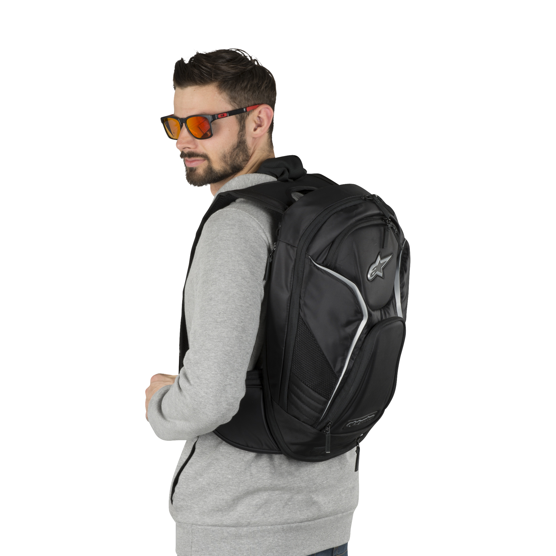 Alpinestars Mochila  Tech Aereo Negro-Blanco