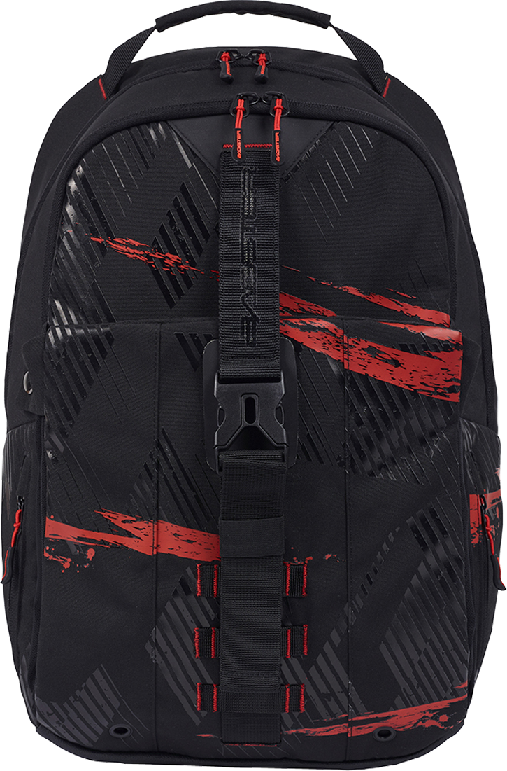 Bagster Mochila  Stream Negro-Rojo