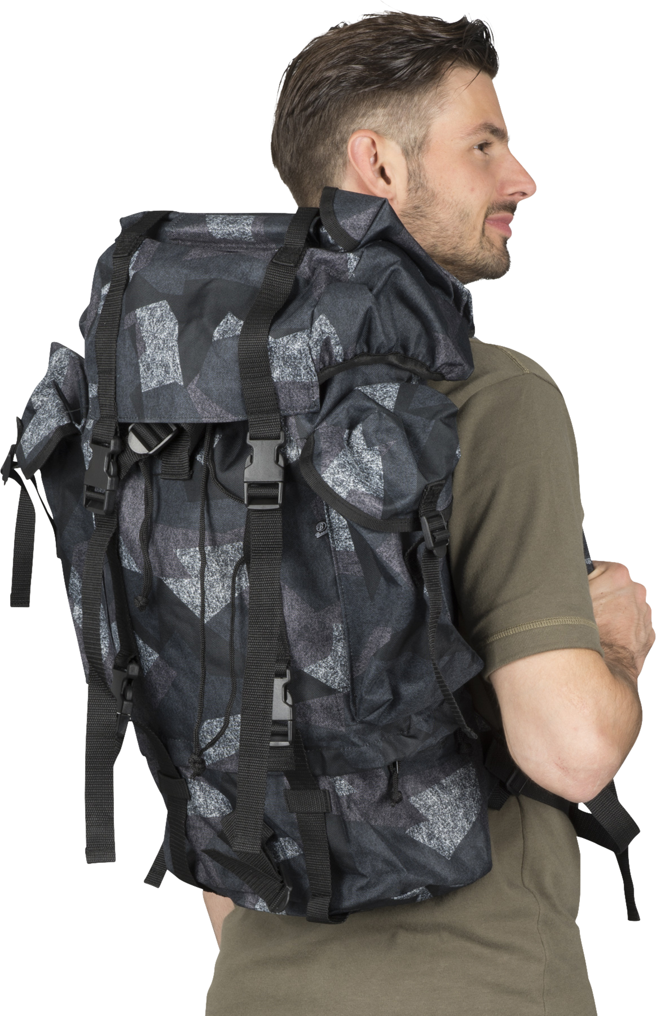 Brandit Mochila  Nylon Night Camuflaje 65L