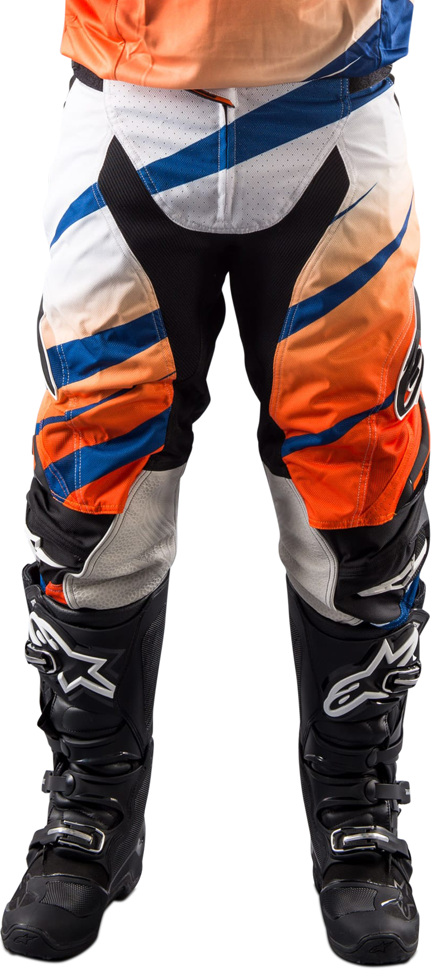Alpinestars Pantalones de Cross  Techstar Venom Naranja-Blanco-Azul Marino Alpinestars Pantalones de Cross  Techstar Venom Naranja-Blanco-Azul Marino