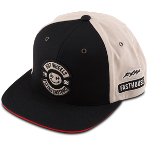 Fasthouse Gorra  Dash Hot Wheels Negro-Natural