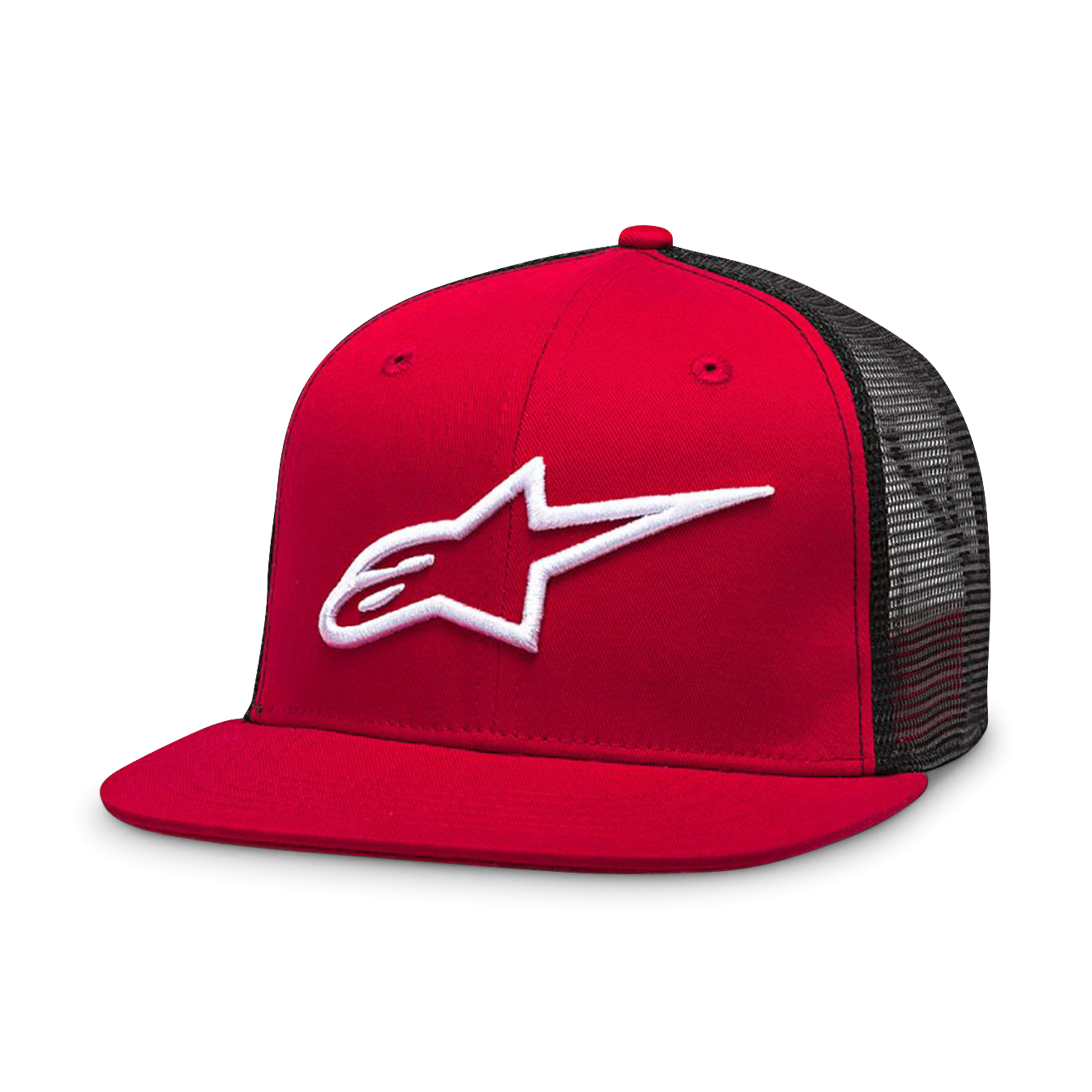 Alpinestars Gorra  Corp Trucker Rojo-Negro