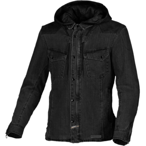 Macna Sudadera con capucha para Moto  Inland Negra