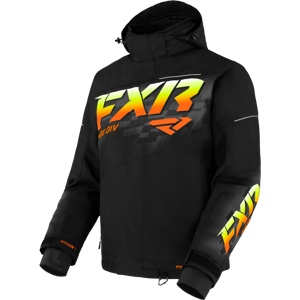 FXR Chaqueta de Nieve  Fuel Negro-Inferno