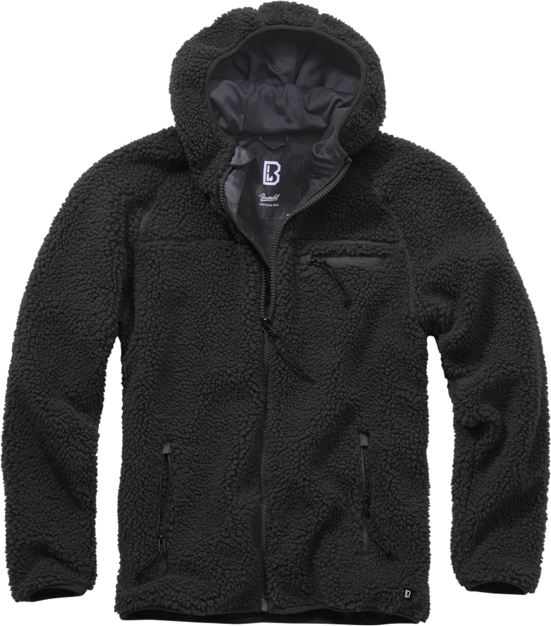 Brandit Chaqueta Polar  Worker Negro