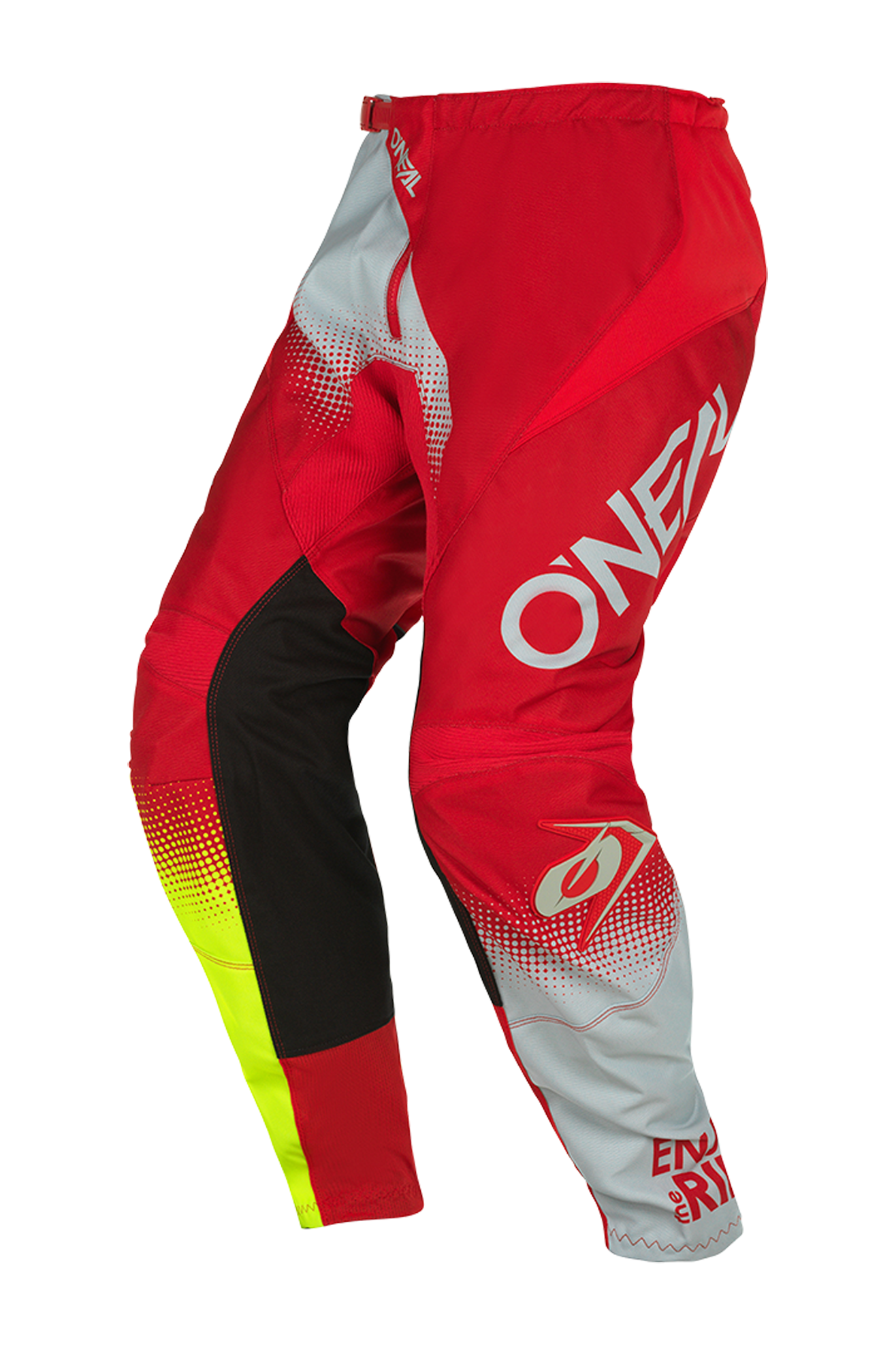O'Neal Pantalones de Cross  Element Racewear Rojo-Gris-Amarillo