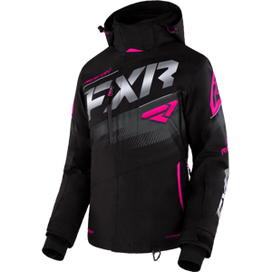 FXR Chaqueta de Nieve Mujer  Boost FX Negro-Frambuesa