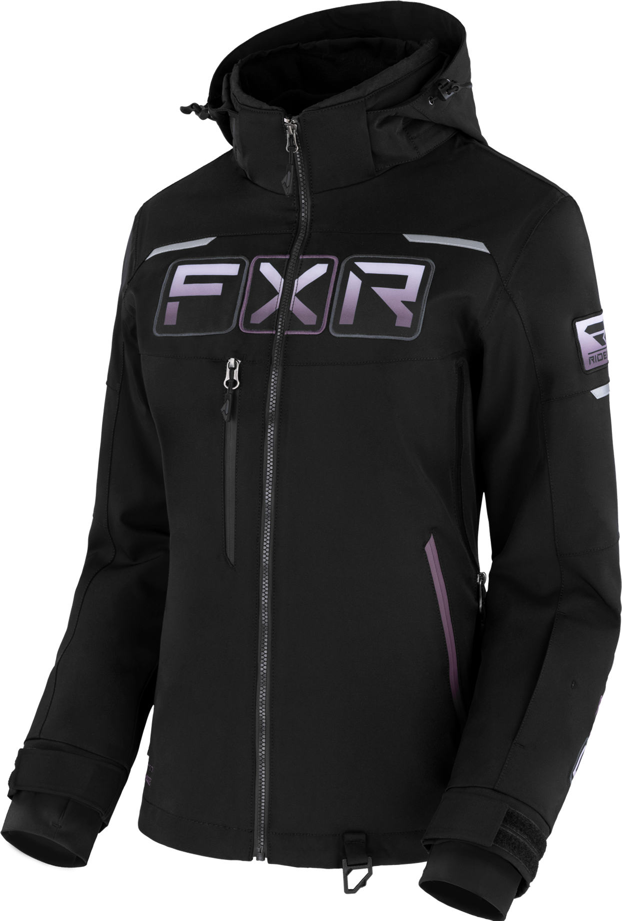 FXR Chaqueta de Nieve Mujer  Maverick Negro-Uva Descolorido