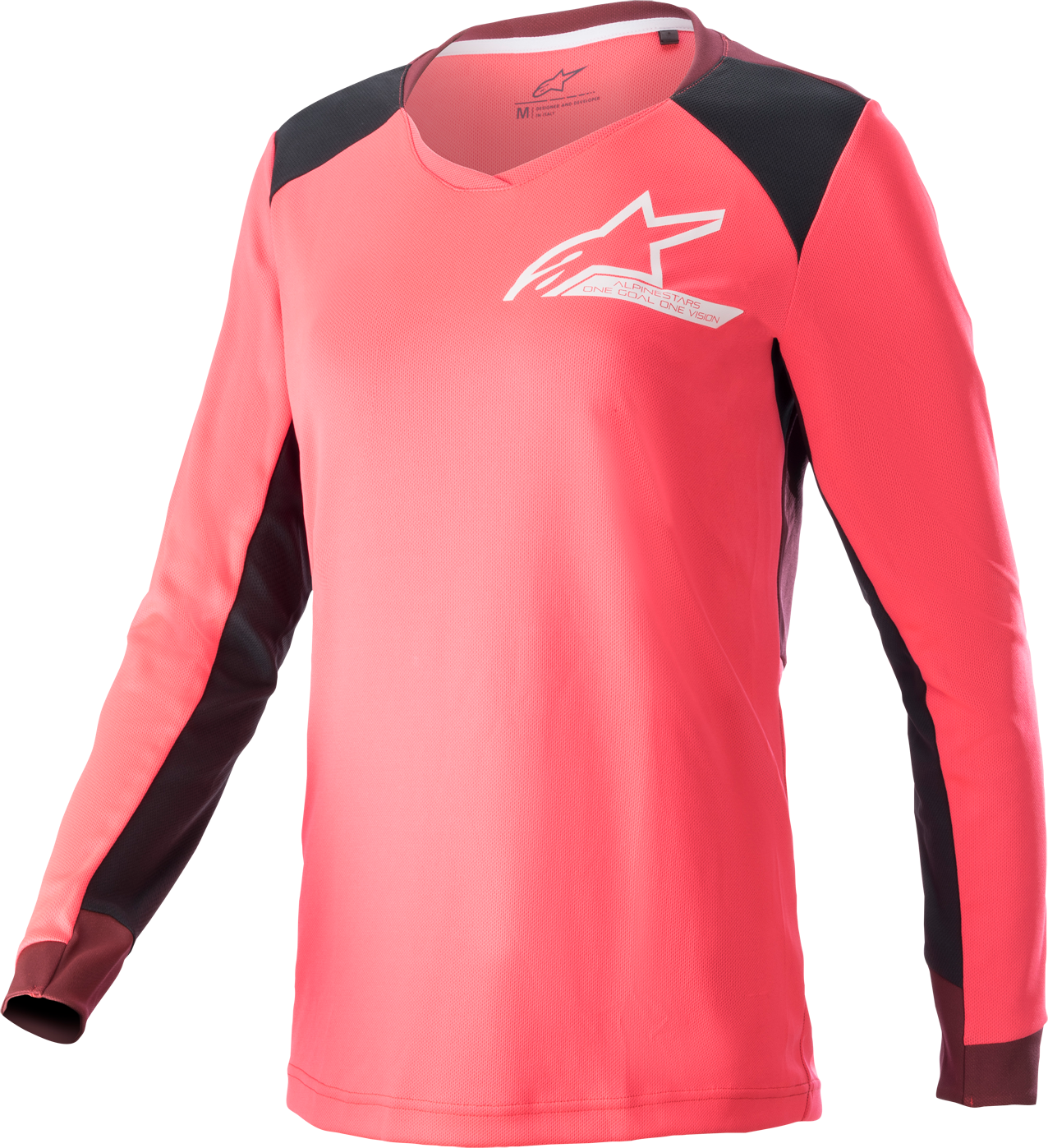 Alpinestars Camiseta de MTB Mujer  Stella Drop LS JE Diva-Rosa