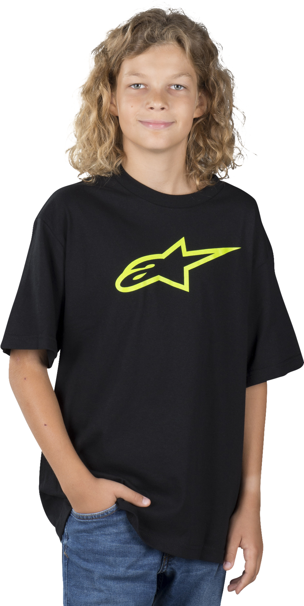 Alpinestars Camiseta  Ageless Niño Negro-Verde Alpinestars Camiseta  Ageless Niño Negro-Verde
