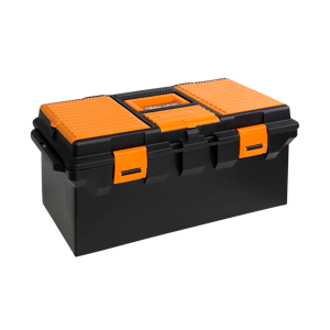 Beta Tools Caja Modelo  Largo de Plástico con Contenedor y Cubetas Portaobjetos Pequeños