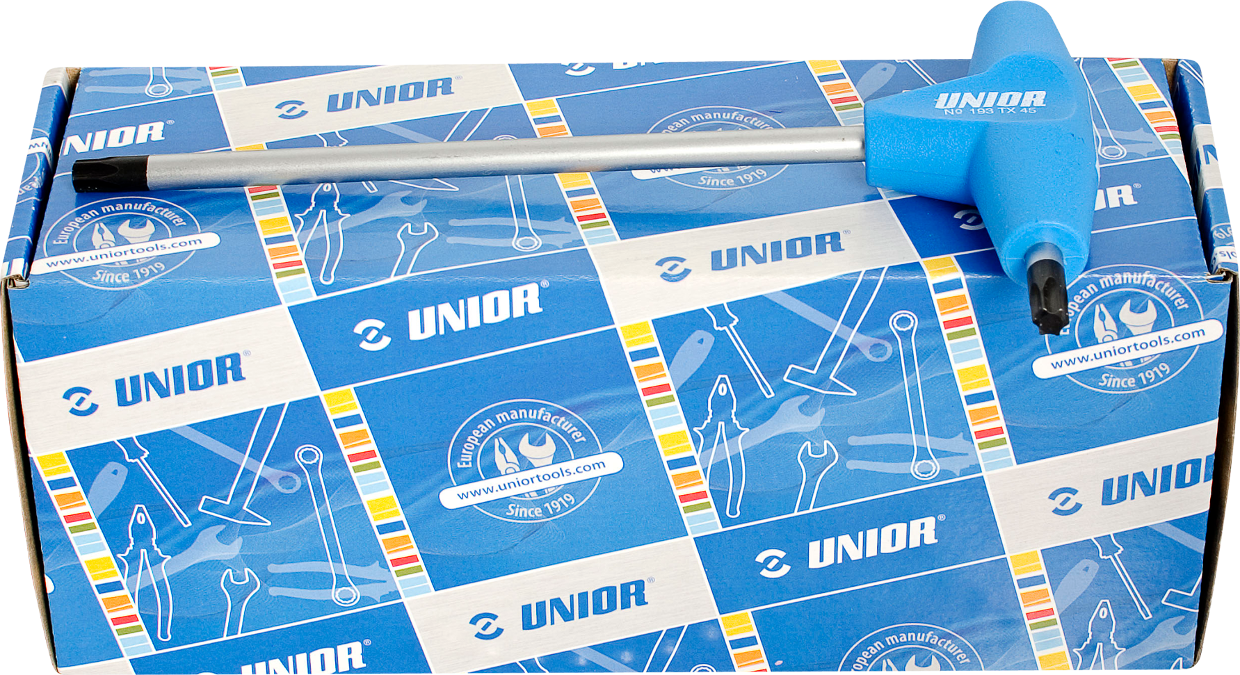 Unior Destornillador con Mango-T  10-piezas Unior Destornillador con Mango-T  10-piezas