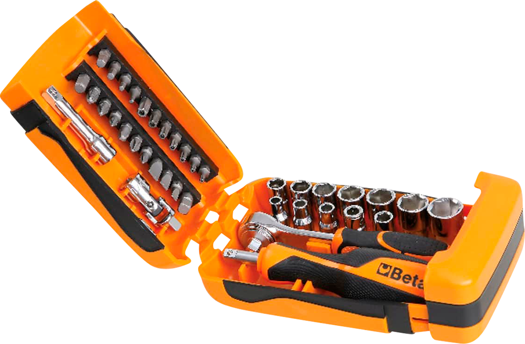 Beta Tools Juego de 11 Llaves de Vaso Hexagonales + 21 Puntas de Atornillar + 7 Accesorios Beta Tools Juego de 11 Llaves de Vaso Hexagonales + 21 Puntas de Atornillar + 7 Accesorios