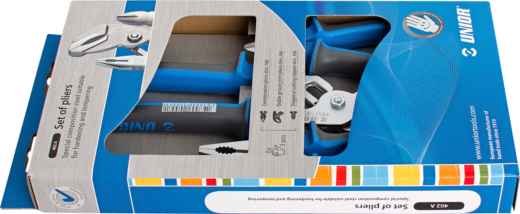 Unior Kit de alicates  3-piezas Unior Kit de alicates  3-piezas