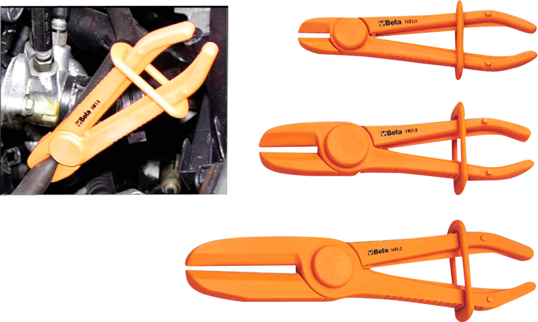 Beta Tools Alicates para Manguera de Combustible  3-Piezas Beta Tools Alicates para Manguera de Combustible  3-Piezas