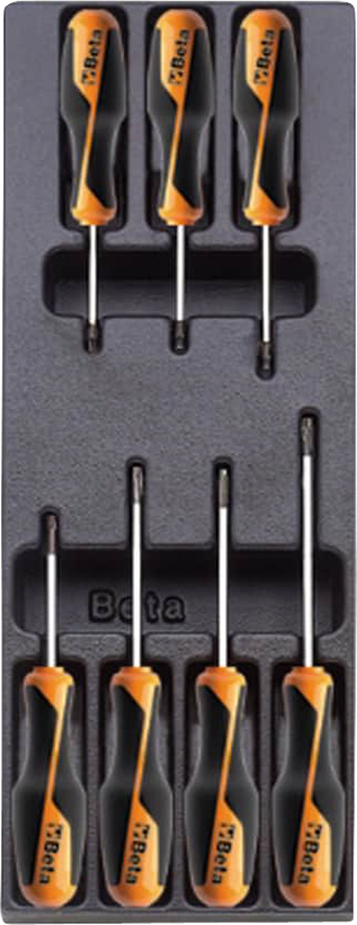 Beta Tools Termoformado rígido con surtido de herramientas T205-7 Beta Tools Termoformado rígido con surtido de herramientas T205-7