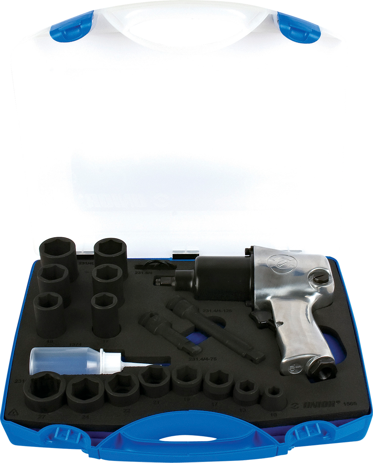 Unior Set de llave de impacto reversible compacta  1/2" Unior Set de llave de impacto reversible compacta  1/2"