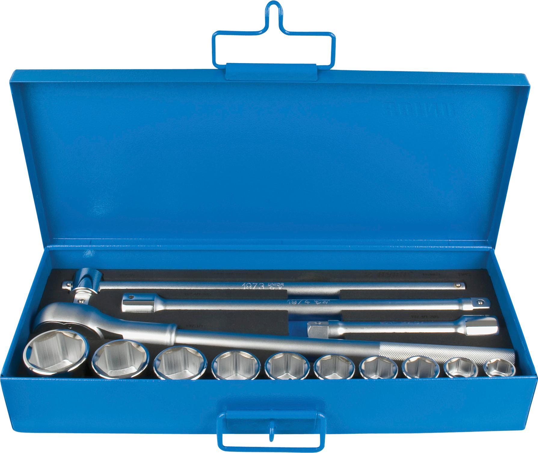 Unior Kit de 14 piezas 3/4"  en caja de metal Unior Kit de 14 piezas 3/4"  en caja de metal