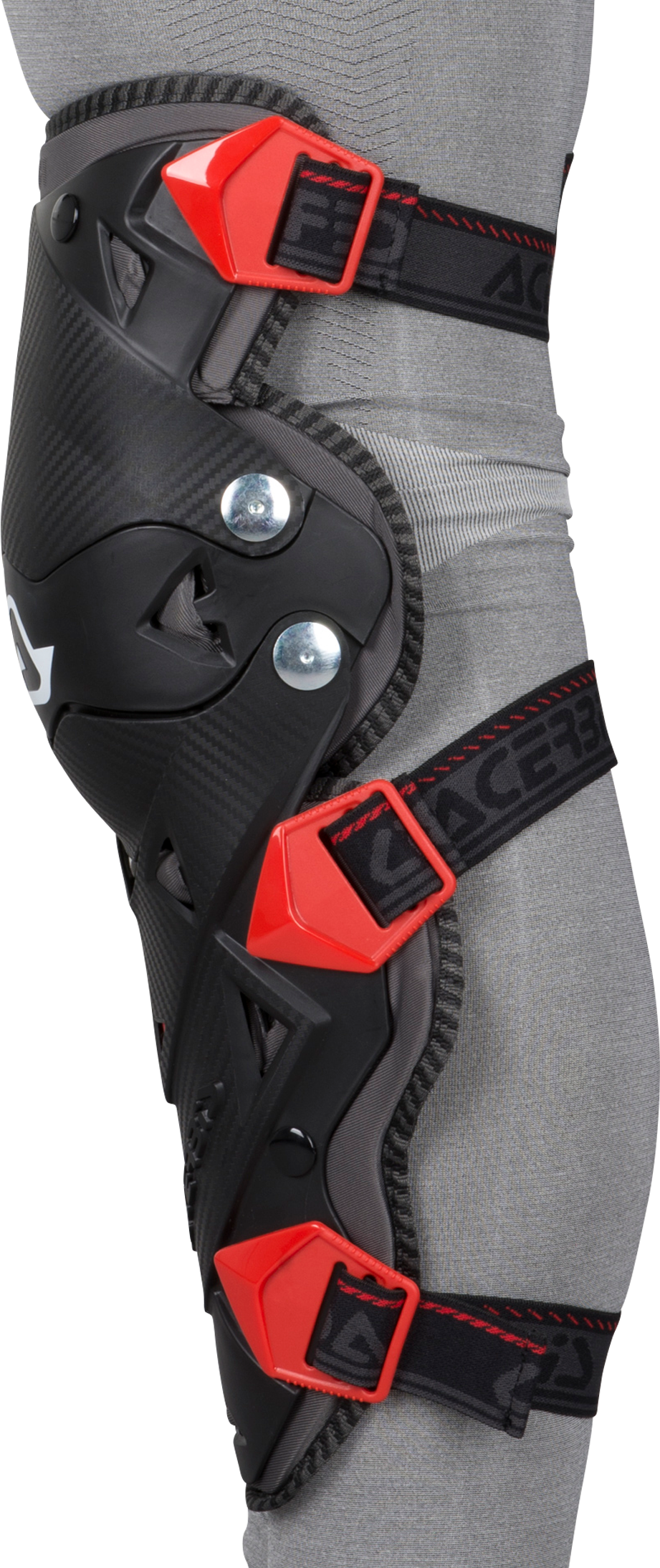 Acerbis Rodilleras  Impact EVO 3.0 Negro-Rojo