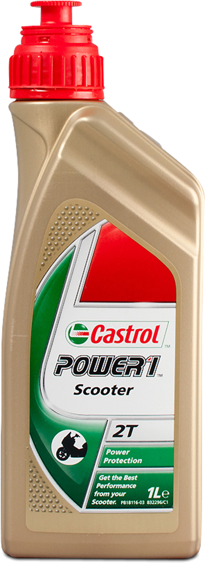 Castrol Aceite de Moto  Power 1 Scooter 2T 1L