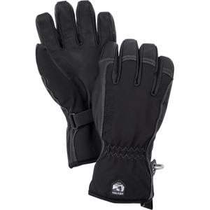 Hestra Guantes de Piel  Army Soft Shell Short Snowmobile Negros