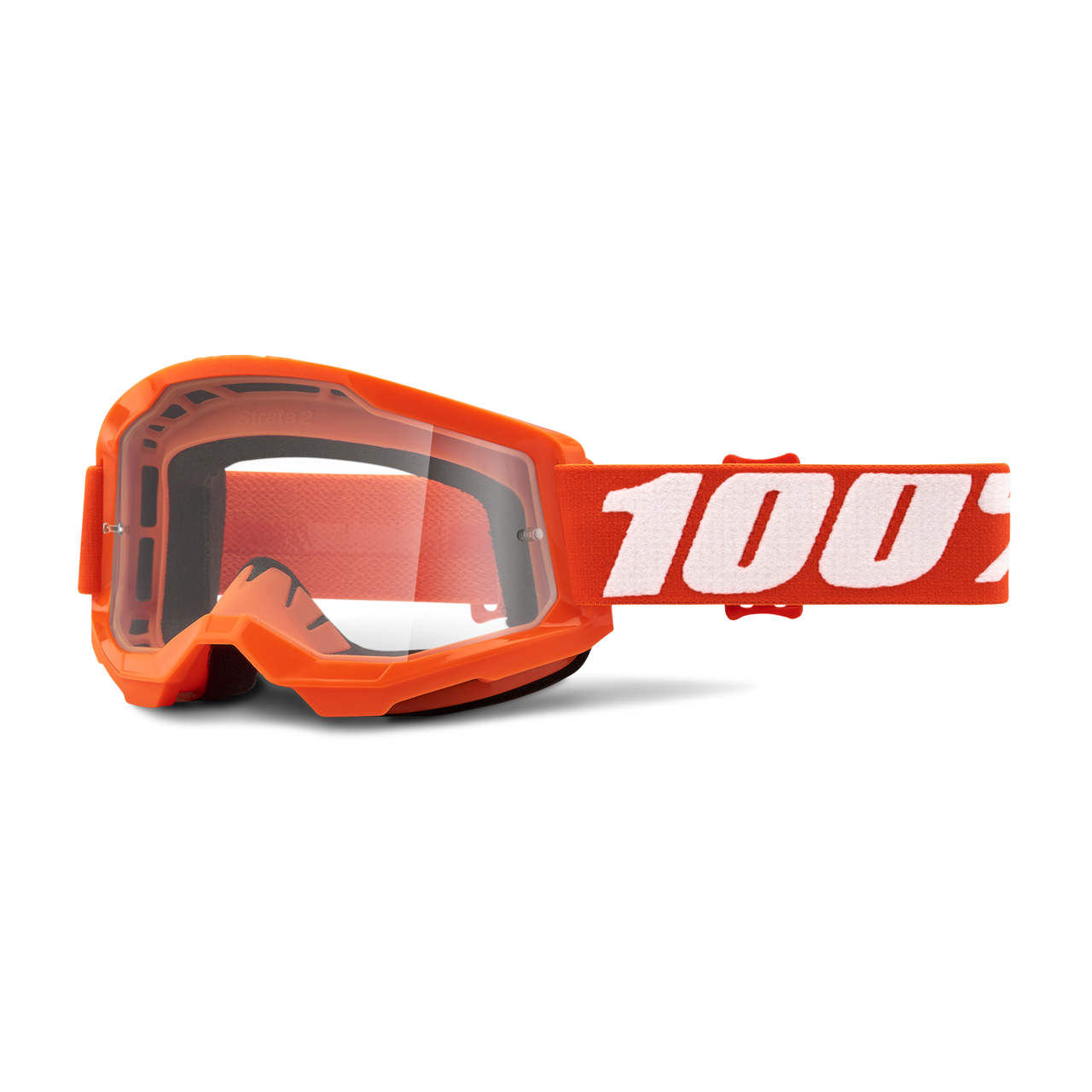 100% Gafas de Cross  Strata 2 Naranjas