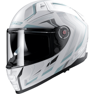 LS2 Casco Integral  FF811 Vector II Alizer Blanco Mate-Plateado