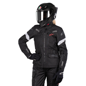 Alpinestars Chaqueta de Moto  Stella Valparaiso V3 Drystar Negra