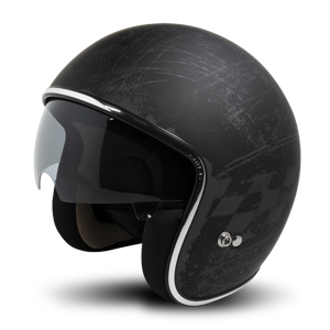 iXS Casco Jet  77 2.5 Negro-Gris