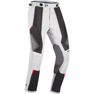 Bering Pantalones de Moto  Bakundu Gris-Negro-Rojo