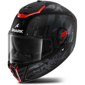 Shark Casco Integral  Spartan RS Negro-Antracita-Rojo